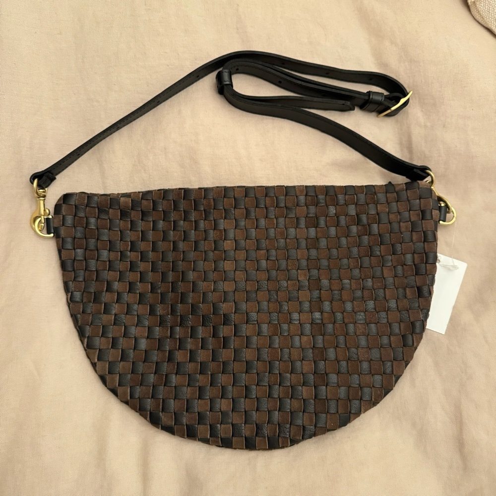 Clare V. Grande Fanny Pack in Brown Black NWT - Picture 2 of 6